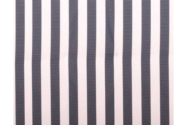 Aston Lav Ryg Hvid-Mørkeblå Stribet