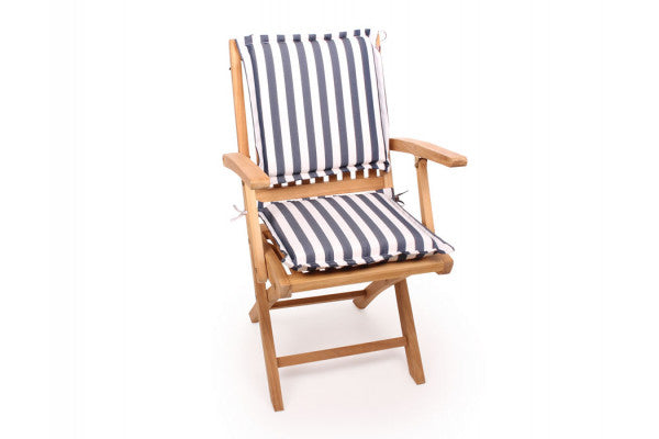 Se Aston Sædehynde - 38x38 cm Hvid-Mørkeblå Stribet ❤ Billig fragt • Hurtig levering - Varenummer: Havemøbelland-DK30v481 og barcode / Ean: 5708155881486 på lager - Udsalg på HYNDER - Sædehynder Store besparelser – op til 67% - Store besparelser på over 2.281 brands
