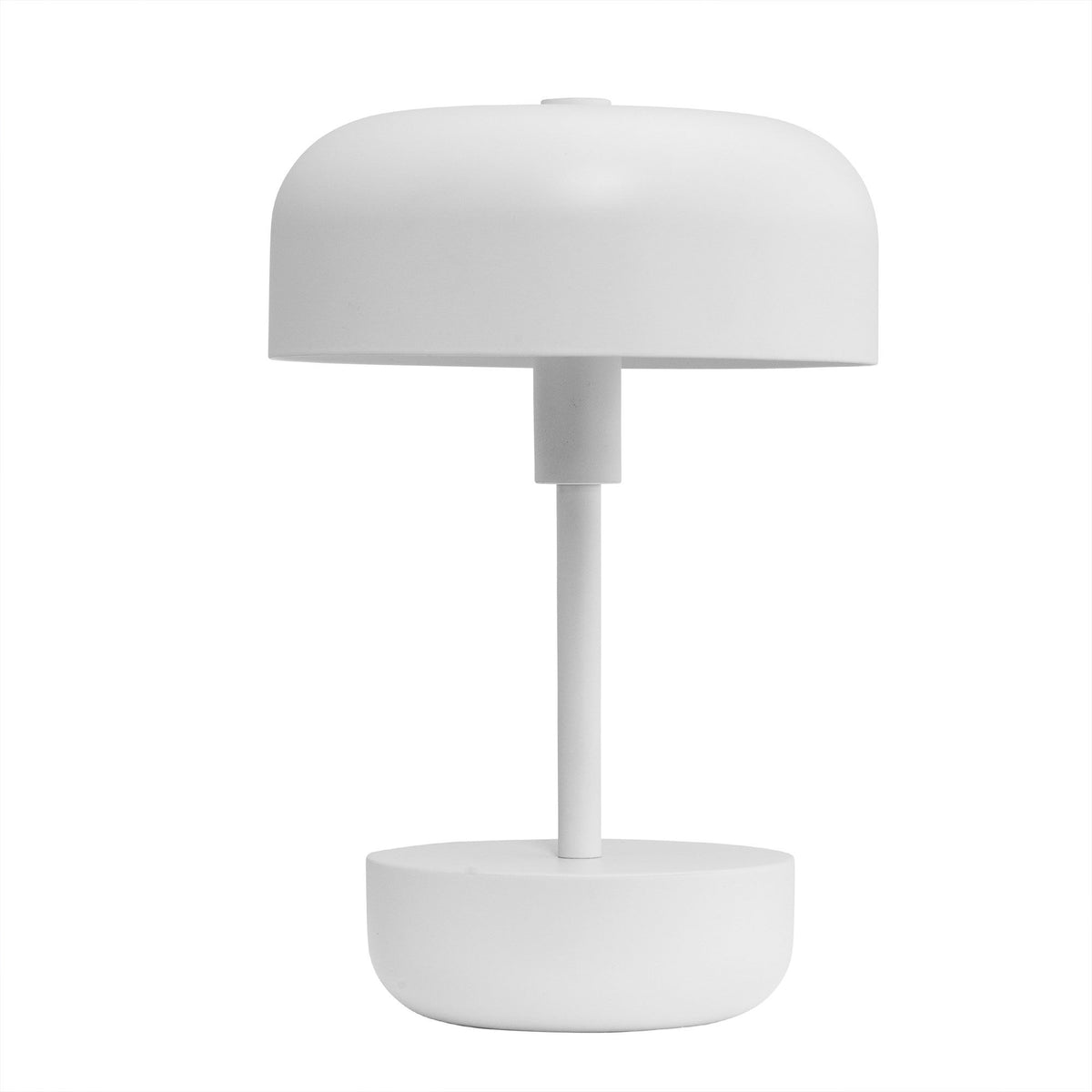 Dyberg Larsen Haipot genopladelig LED bordlampe i hvid