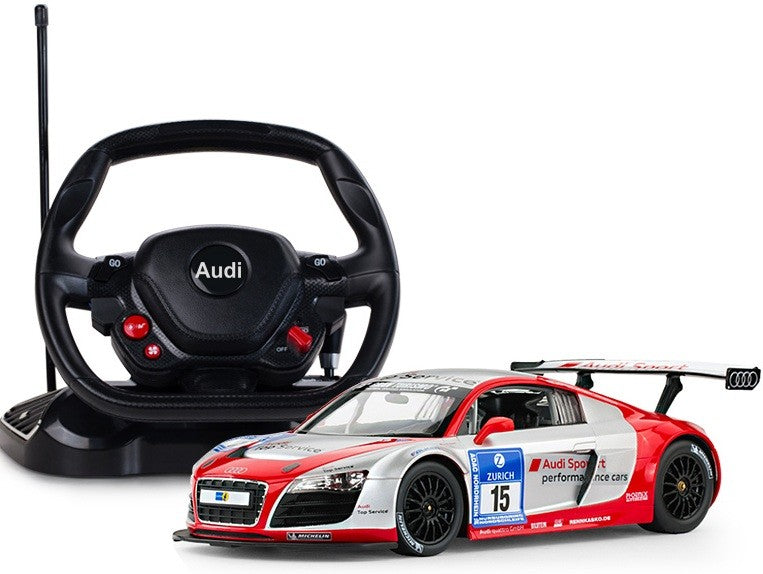 Se Audi R8 LMS Performance Fjernstyret Bil med rat 1:14 ✔ Kæmpe udvalg i Rastar - Køb online på udsalg og tilbud lige nu ✔ Billig fragt og hurtig levering - Varenummer: MMAction-208475108 og 6930751306868 på lager - Udsalg på Fjernstyret Biler, Større Få op til 69% i rabat - Shop blandt over 2.739 mærker