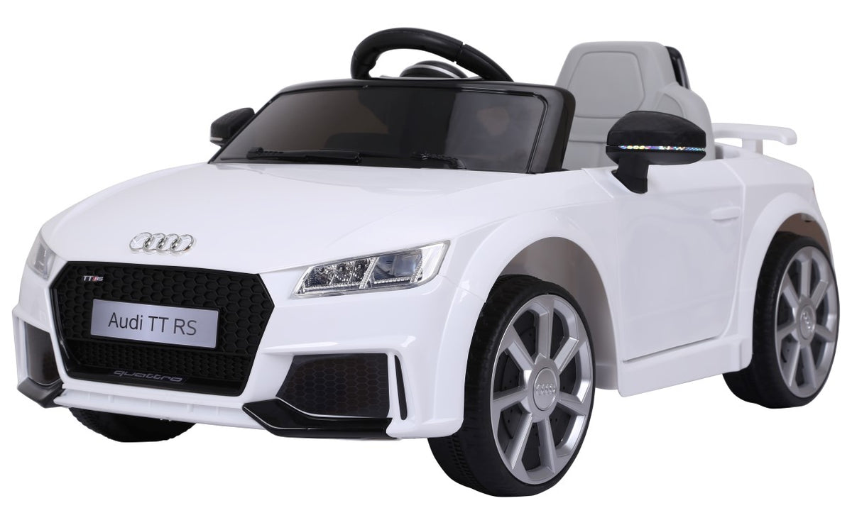 Se Audi TT RS ELBil til børn 12V m/2.4G+Gummihjul, Hvid ✔ Kæmpe udvalg i Bolig Magasin - Køb online på udsalg og tilbud lige nu ✔ Billig fragt og hurtig levering - Varenummer: MMAction-28335 og 5712548283351 på lager - Udsalg på Elbiler til Børn 10-12V (2 x motor) Spar stort – op til 53% - Over 2.739 mærker med kæmpe udsalg