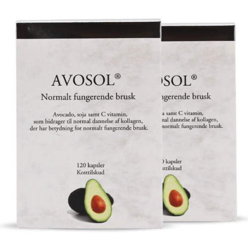 Anjo Avosol fedtsyreprodukt i kapsler, dobbeltpakke med 120 kapsler i hver