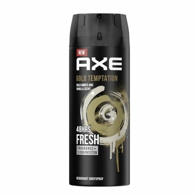 Axe Gold Temptation deodorant spray til mænd, 150 ml