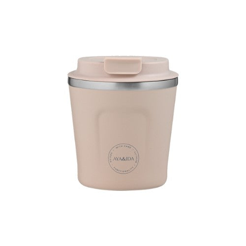 Aya&Ida Cup2go termokop på 240 ml i farven driftwood med klik-låg