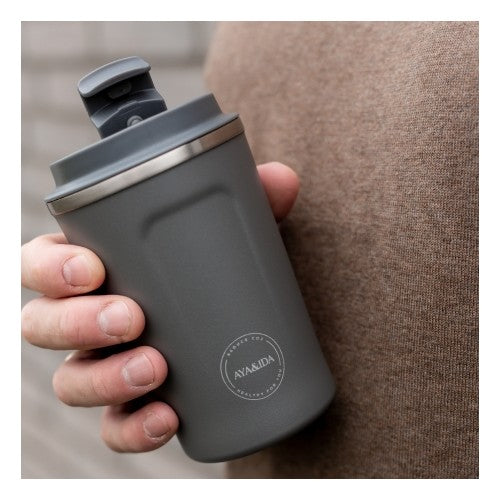 Aya&ida Cup2go termokop på 380 ml i farven Dark Grey
