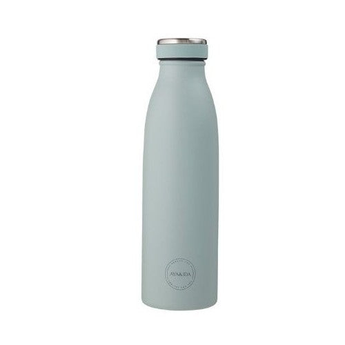 Mintgrøn drikkeflaske med låg fra Aya&Ida, 500 ml