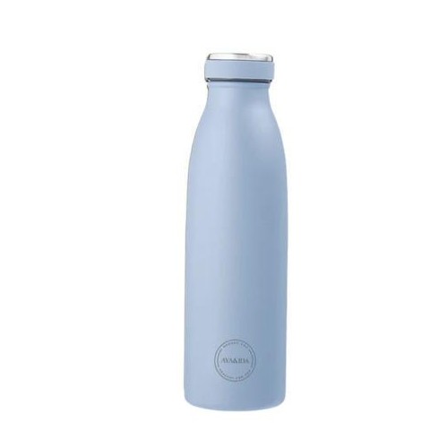 Aya&ida drikkeflaske i farven powder blue med låg, 500 ml