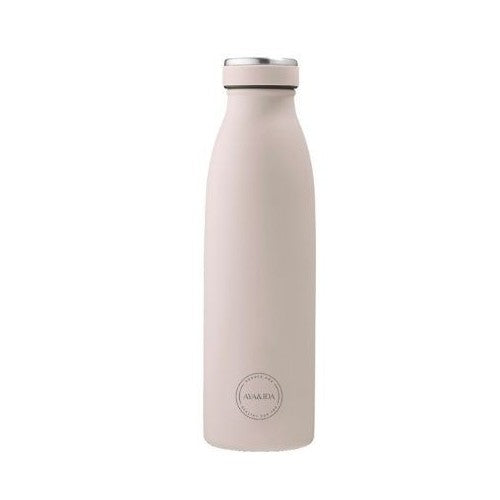 Aya&Ida drikkeflaske i rustfrit stål med låg i soft rose, 500 ml
