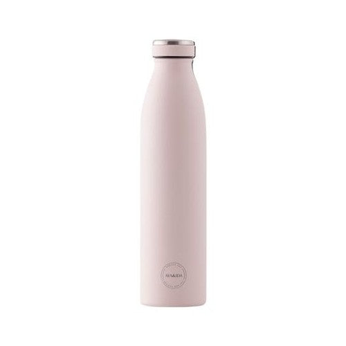 Aya&Ida drikkeflaske i rustfrit stål med låg i farven soft rose