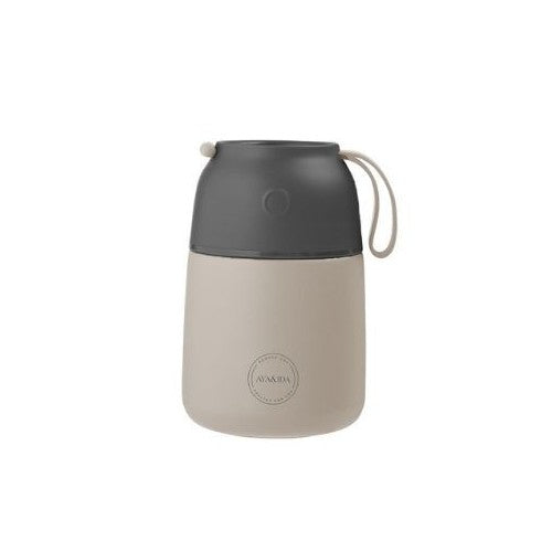 Aya&Ida Food'ie Lunch Box i rustfrit stål, 500 ml, i farven Cream Beige