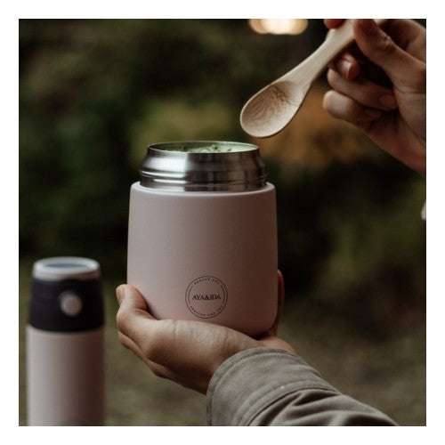 Aya&Ida Food'ie madbeholder i rustfrit stål, 500 ml, i farven soft rose