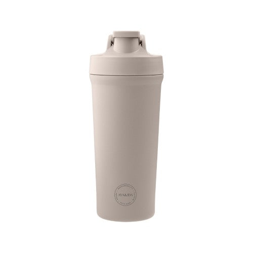 Aya&ida shaker bottle på 750 ml i rustfrit stål med mixerkugle