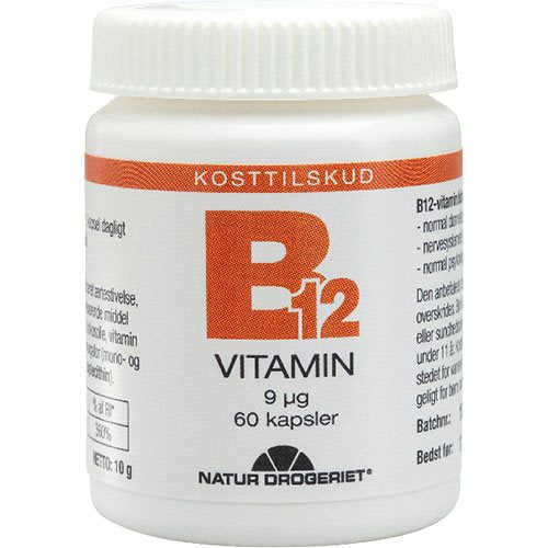 Se ND B12 Vitamin 9mcg 60 kap. ✔ Kæmpe udvalg i Natur Drogeriet A/S - Køb online på udsalg og tilbud lige nu ✔ Billig fragt og hurtig levering - Varenummer: Helsegrossisten-12474 og 5703137005065 på lager - Udsalg på Sundhed > B-vitamin > B12-Vitamin Få op til 69% i rabat - Shop udsalg fra mere end 1.798 mærker
