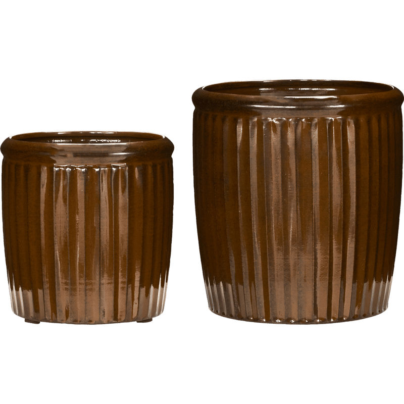 Se House Doctor Urtepotte, HD Groove, Brun, sæt af 2 stk.Ø20-Ø25cm ✔ Kæmpe udvalg i  House Doctor - Køb online på udsalg og tilbud lige nu ✔ Hurtig levering: 1 - 2 Hverdage samt billig fragt - Varenummer: BGH-50485485207882 og barcode / Ean: 5707644897229 på lager - Udsalg på Alle produkter (Lagerbeholdning er større end 1) Spar op til 59% - Over 1324 kendte brands på udsalg