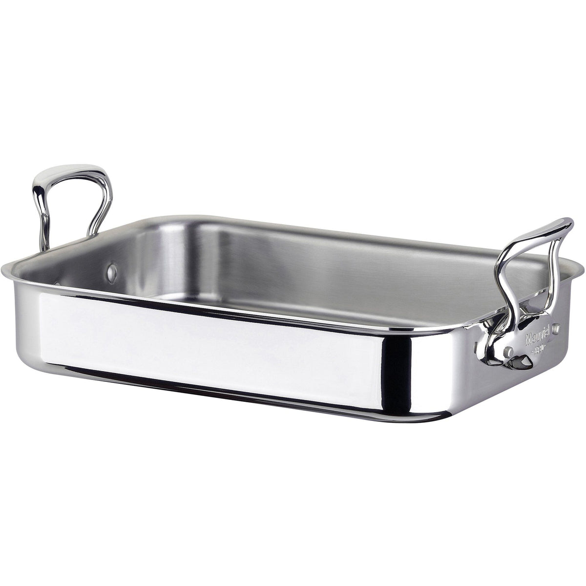 Mauviel Cook Style ovnfast fad i rustfrit stål, 35 x 25 cm