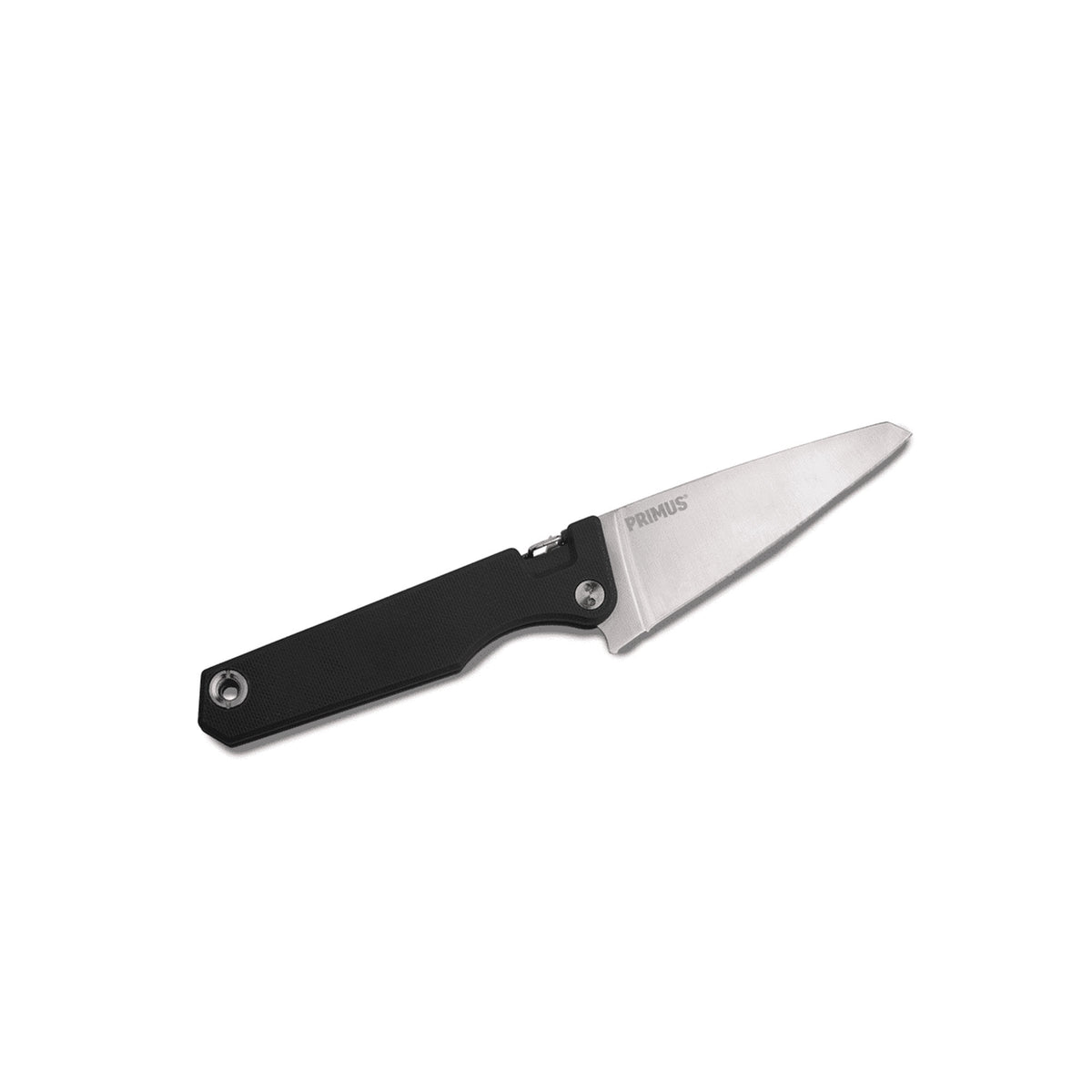 Sort Primus FieldChef foldekniv med 10 cm blad i rustfrit stål
