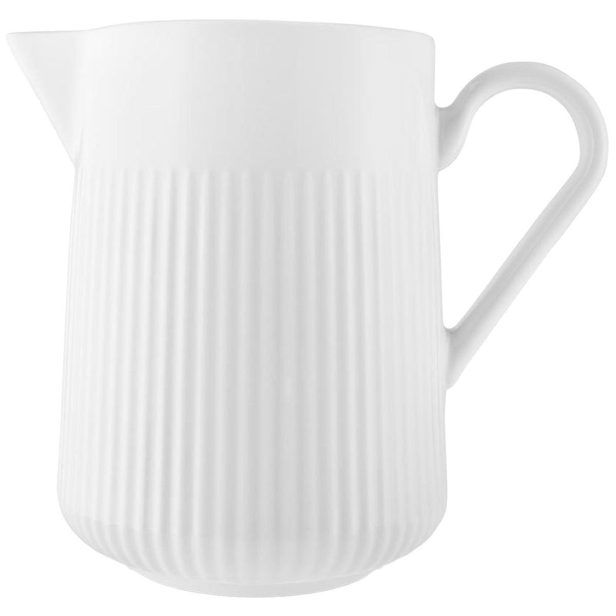 Hvid Eva Trio Legio Nova porcelænskande med hank og riller