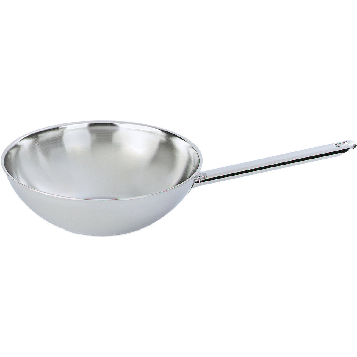 Demeyere Apollo wok 26 cm i 18/10 stål med flad bund