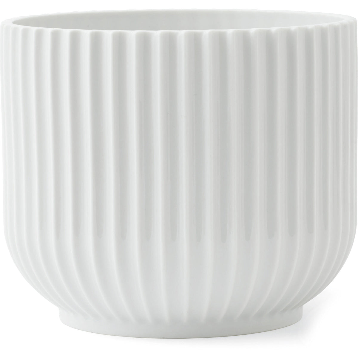 Lyngby Porcelæn Flowerpot urtepotteskjuler, højde 13 cm, diameter 14,5 cm