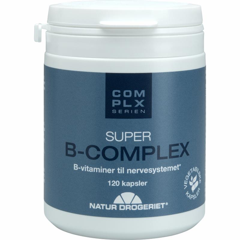 Natur-Drogeriet Super B-Complex, pakning med 120 kapsler
