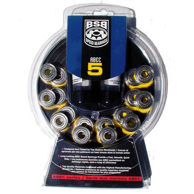 Se BSB Abec 5 kuglelejer 16stk One size ✔ Kæmpe udvalg i  BSB ✔ Hurtig levering: 1 - 2 Hverdage samt billig fragt - Varenummer: JUCO-22005 og barcode / Ean: '790782006368 på lager - Udsalg på Tilbehør til skateboard Spar op til 59% - Over 1150 kendte brands på udsalg