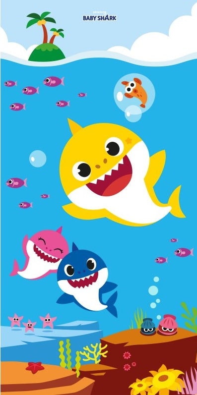 Se Baby Shark Badehåndklæde - 70x140 cm ✔ Kæmpe udvalg i Bolig Magasin - Køb online på udsalg og tilbud lige nu ✔ Meget billig fragt og hurtig levering - Varenummer: MMAction-2001088 og 5902729048682 på lager - Udsalg på Badehåndklæder til Børn Spar stort – op til 53% - Over 2.739 mærker med kæmpe udsalg