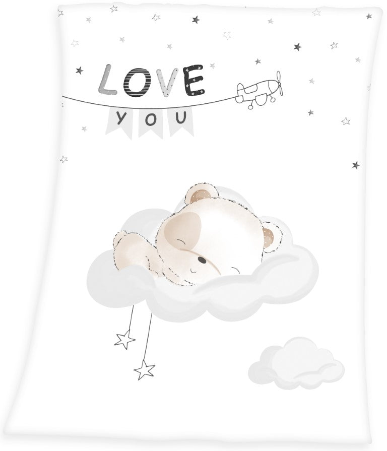 Se Babybest Sleeping little bear Fleece tæppe - 75 x 100 cm ✔ Kæmpe udvalg i Babybest - Køb online på udsalg og tilbud lige nu ✔ Meget billig fragt og hurtig levering - Varenummer: MMAction-2010224 og 4006891929709 på lager - Udsalg på Fleece tæpper til børn Spar helt op til 73% - Over 739 kendte mærker på udsalg
