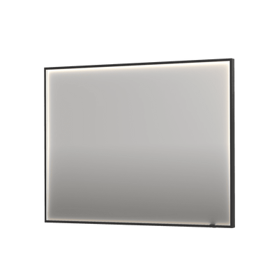 Se billigt tilbud på SP19 rektangulært spejl med LED-belysning! 120x4x80 cm, børstet metal sort. Udsalg på spejle - Spar op til 59%! Hurtig levering, billig fragt. Varenummer: BADE-47086955757907.