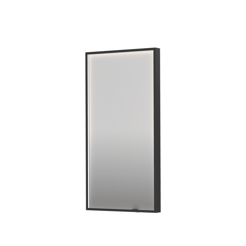 Se billigt tilbud på SP19 rektangulært spejl med LED-belysning - 40x4x80 - sort. Udsalg på spejle - Spar op til 61%! Hurtig levering: 1-2 hverdage. Køb online nu!