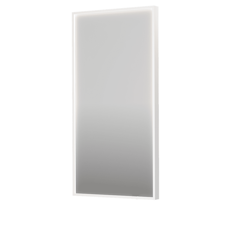Se tilbud på SP19 spejl med LED-belysning - 50x4x100 - mat hvid. Billigt udsalg! Hurtig levering: 1-2 hverdage. Varenummer: BADE-47077081219411. Over 1334 design brands på udsalg.