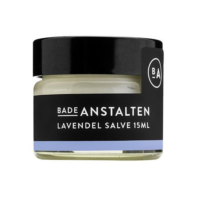 Lille beholder med Badeanstalten Lavendel Salve, 15 ml