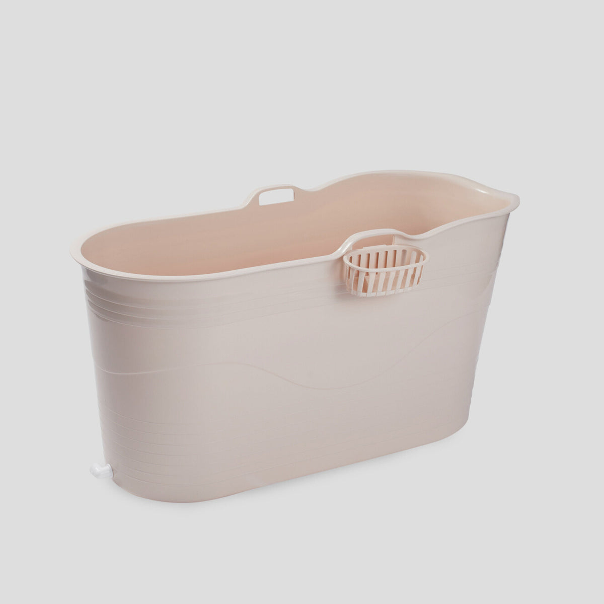 Tubfamily isbad i størrelse XL, 123 cm, i farven sand