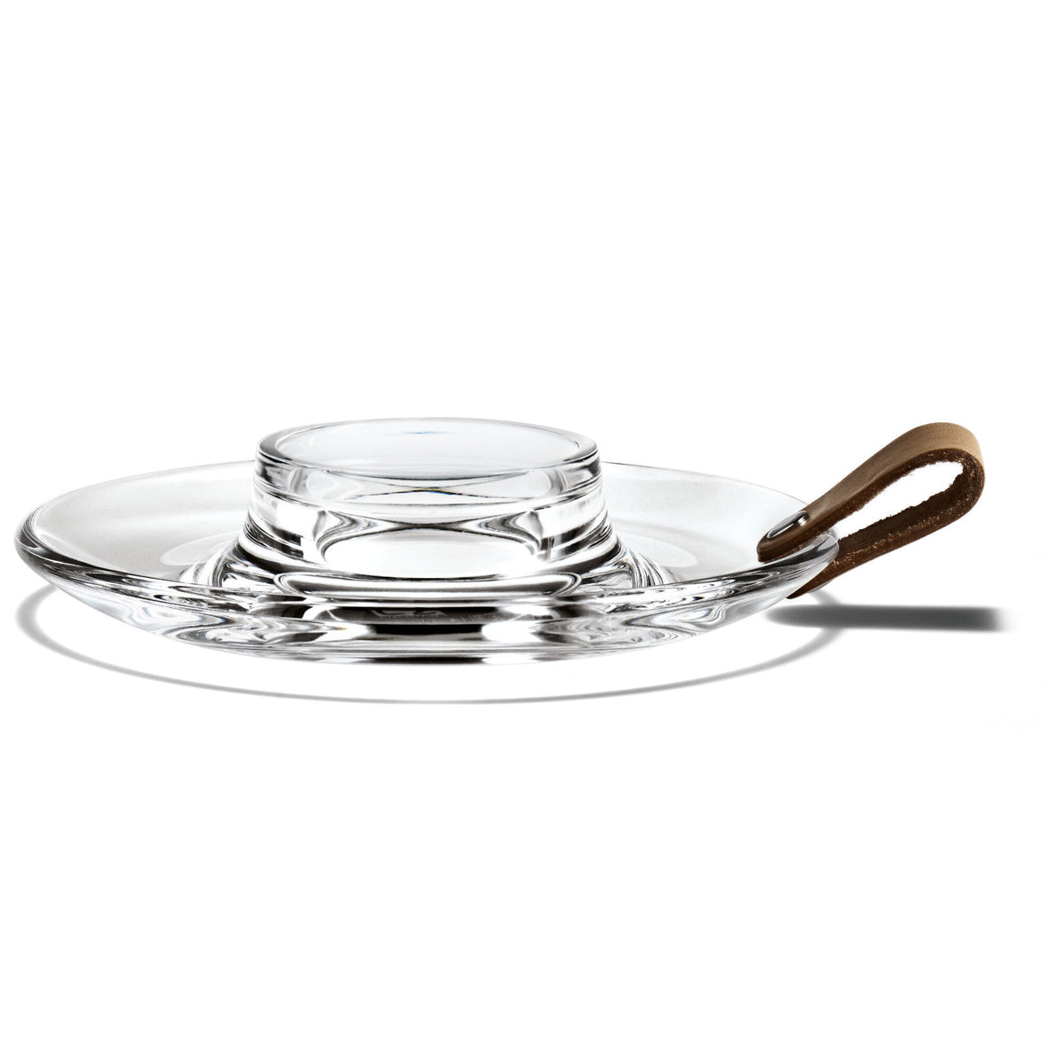 Holmegaard DWL bloklysestage i klar glas, 17 cm, designet af Maria Berntsen