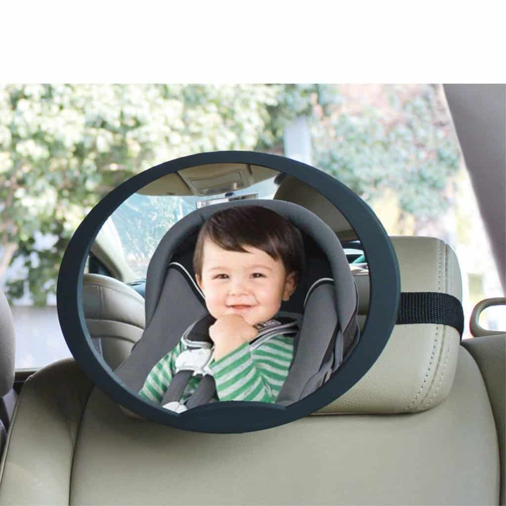 BabyDan bagsædespejl til bil, designet til bagudvendte autostole