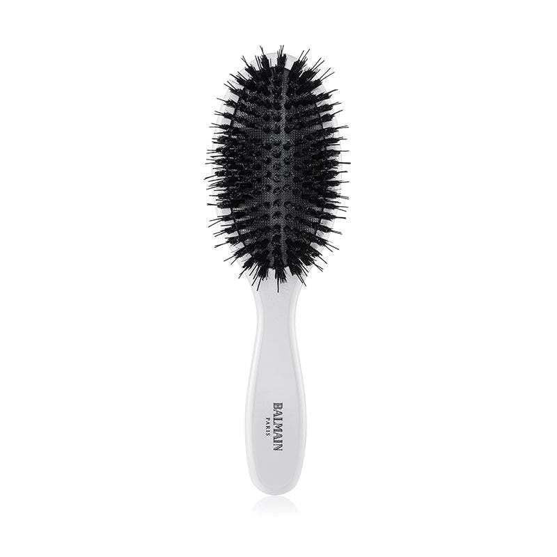 Balmain Extension Brush i hvid, hårbørste med bløde nylonbristler