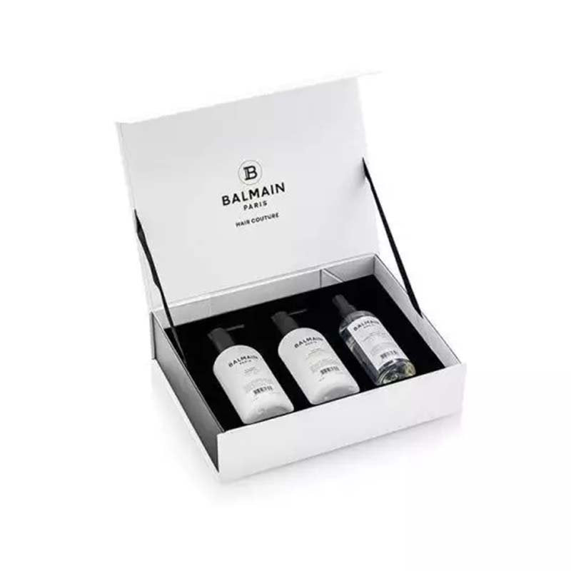 Balmain Volume Care Set gavesæt med volumenshampoo, balsam, leave-in spray og scalp massager
