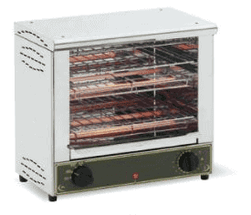 Dobbelt salamandergrill fra Rollergrill med Quartz rør