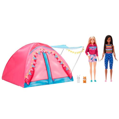 Barbie campingtelt inkl. 2 dukker