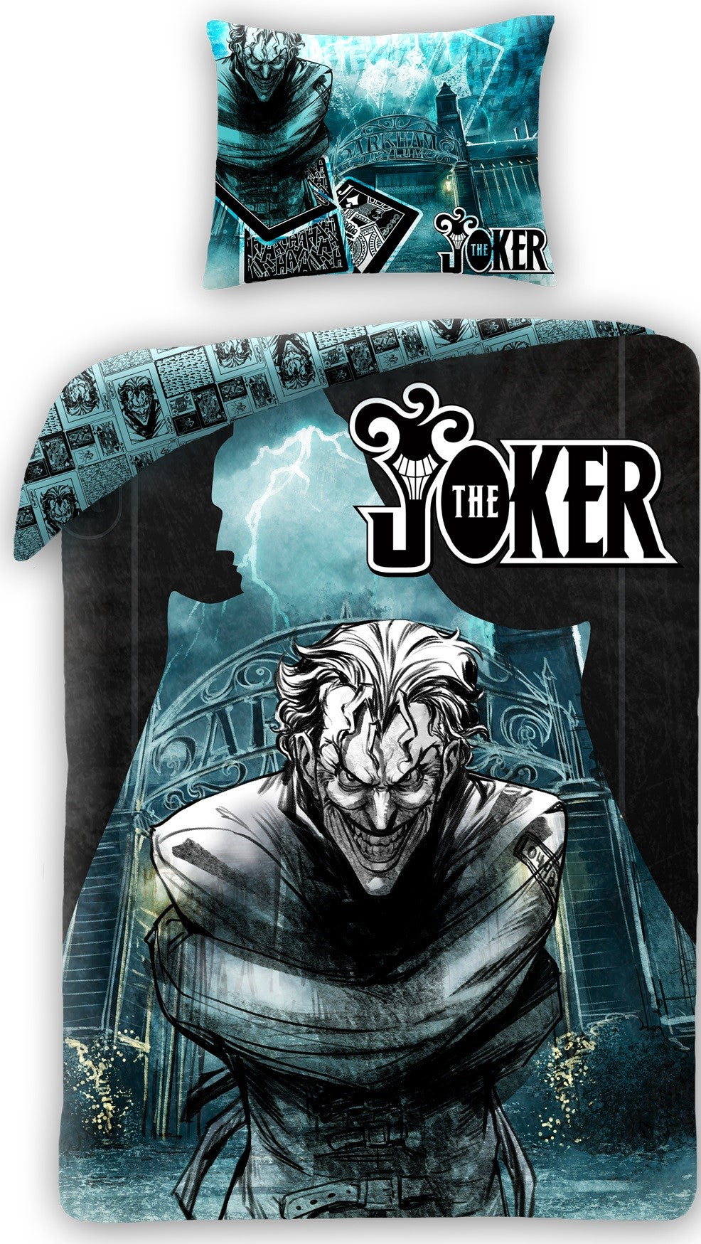 Se Batman The Joker Sengetøj 140 x 200 cm - 100 procent bomuld ✔ Kæmpe udvalg i Bolig Magasin - Køb online på udsalg og tilbud lige nu ✔ Billig fragt og hurtig levering - Varenummer: MMAction-2001213 og 5904209604463 på lager - Udsalg på Superhelte Sengetøj (Marvel m.v.) Store besparelser – op til 77% - Et af Danmarks største udvalg – 2.739+ mærker