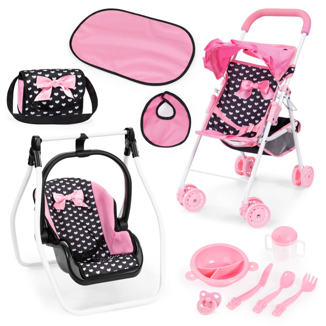 Se Bayer Design Buggy Dukke klapvogn Mega Sæt, Pink Hjerter ✔ Kæmpe udvalg i Bayer Design - Køb online på udsalg og tilbud lige nu ✔ Billig fragt • Hurtig levering - Varenummer: MMAction-234027 og 4003336418705 på lager - Udsalg på Dukkevogne Spar stort – op til 59% - Eksklusivt udsalg på over 2.739 mærker