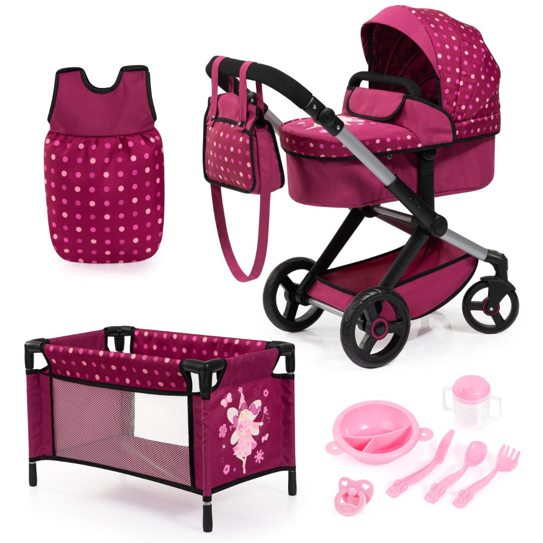 Se Bayer Design Kombi Dukkevogn XEO deluxe Sæt, mørk pink ✔ Kæmpe udvalg i Bayer Design - Køb online på udsalg og tilbud lige nu ✔ Super billig fragt og lynhurtig levering - Varenummer: MMAction-234015 og 4003336418781 på lager - Udsalg på Dukkevogne Få op til 67% i rabat - Tusindvis af varer fra over 2.739 mærker