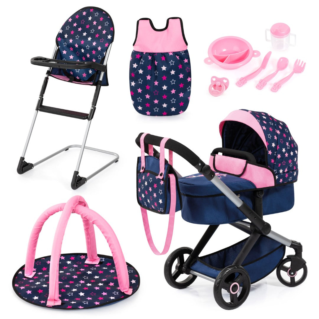 Se Bayer Design Kombi Dukkevogn XEO deluxe Sæt, blå/pink ✔ Kæmpe udvalg i Bayer Design - Køb online på udsalg og tilbud lige nu ✔ Meget billig fragt og hurtig levering - Varenummer: MMAction-234006 og 4003336418729 på lager - Udsalg på Dukkevogne Spar helt op til 57% - Find dine favoritter blandt 2.739 mærker