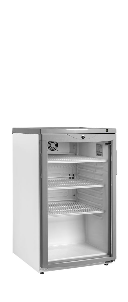 Tefcold BC145 W/FAN hvidt flaskekøleskab med glaslåge