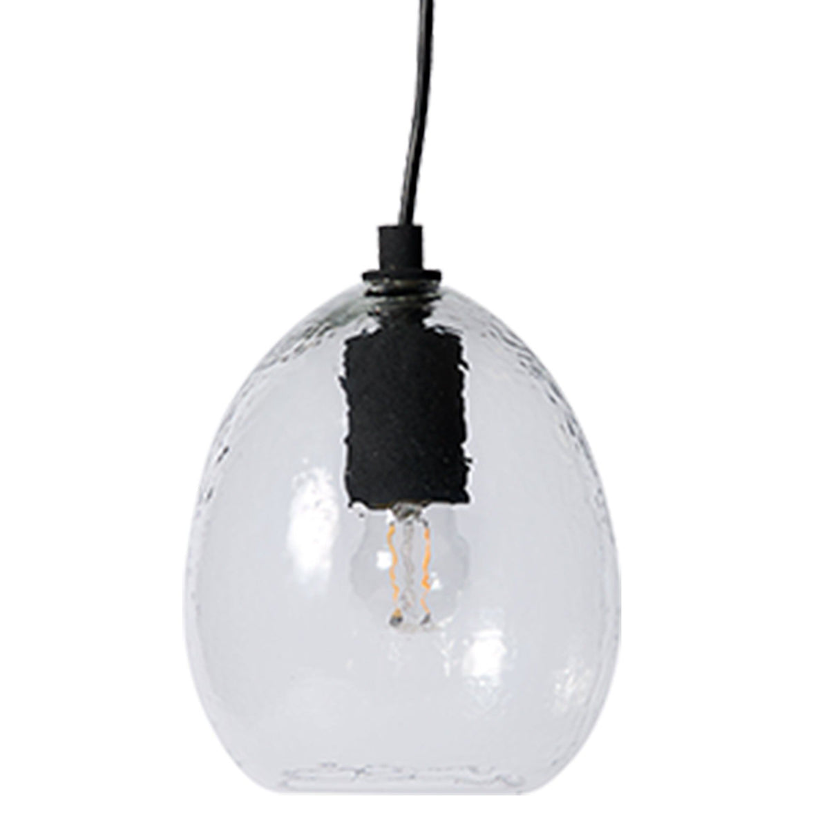 Lille Kiho taklampe fra Muubs i klart glas, 15 x 20 cm