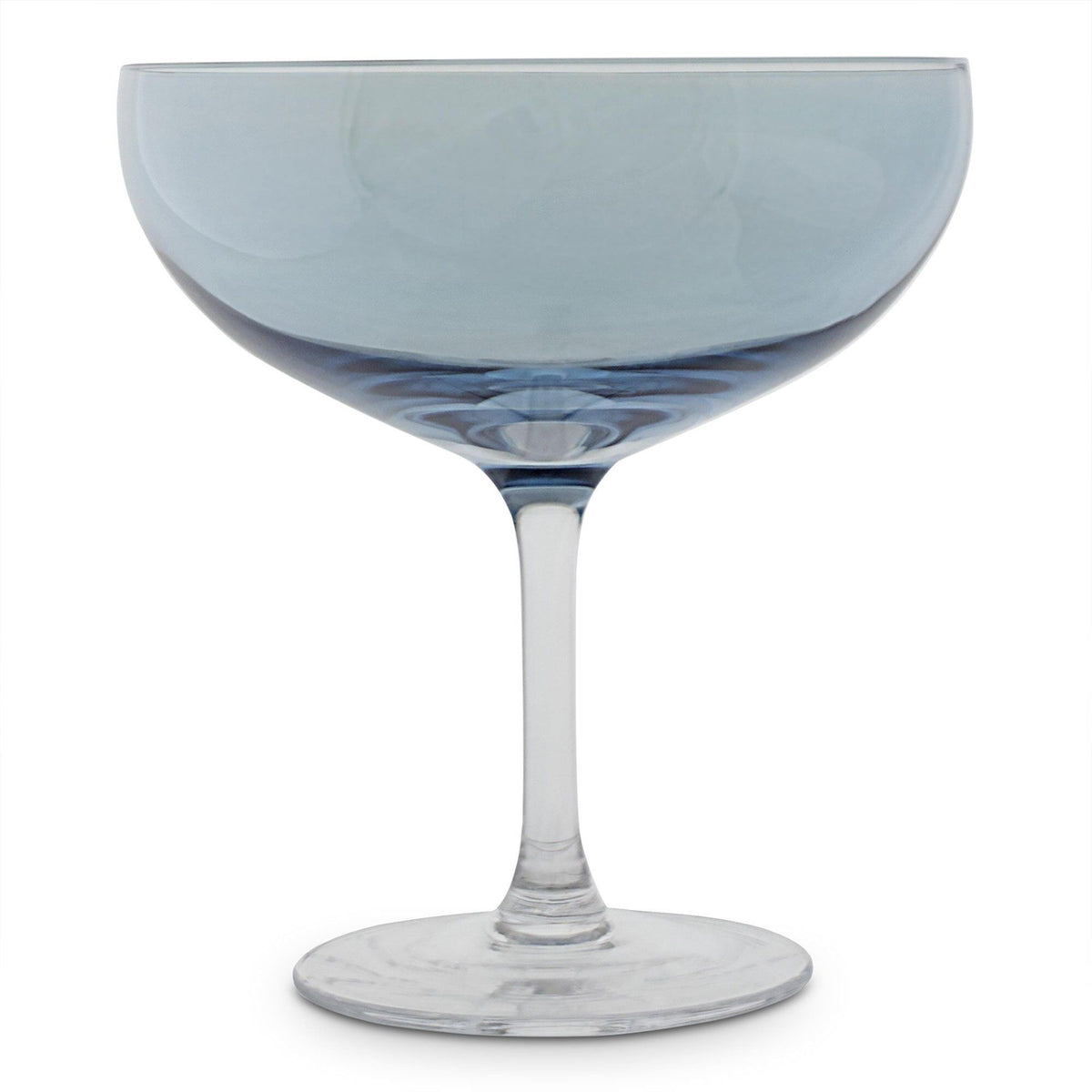 Blåt Happy cocktailglas fra Magnor med håndmalet shimmer-finish, 28 cl