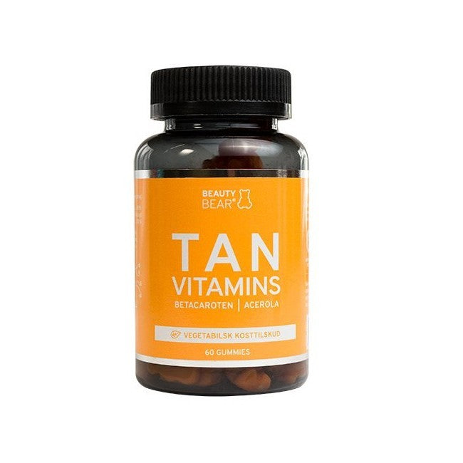 Beauty Bear TAN Vitamins Gummies i pakke med 60 stk