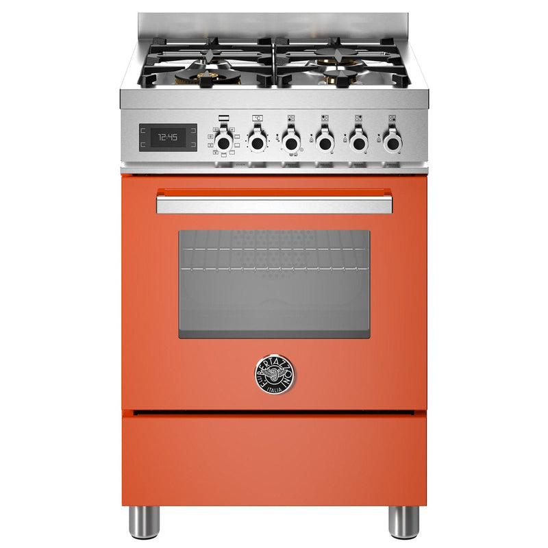 Se Bertazzoni PRO64L1EART Professional gaskomfur med ovn, 60 cm, orange ✔ Kæmpe udvalg i Bertazzoni ✔ Meget billig fragt og hurtig levering: 1 - 2 hverdage - Varenummer: KTO-PRO64L1EART og barcode / Ean: &