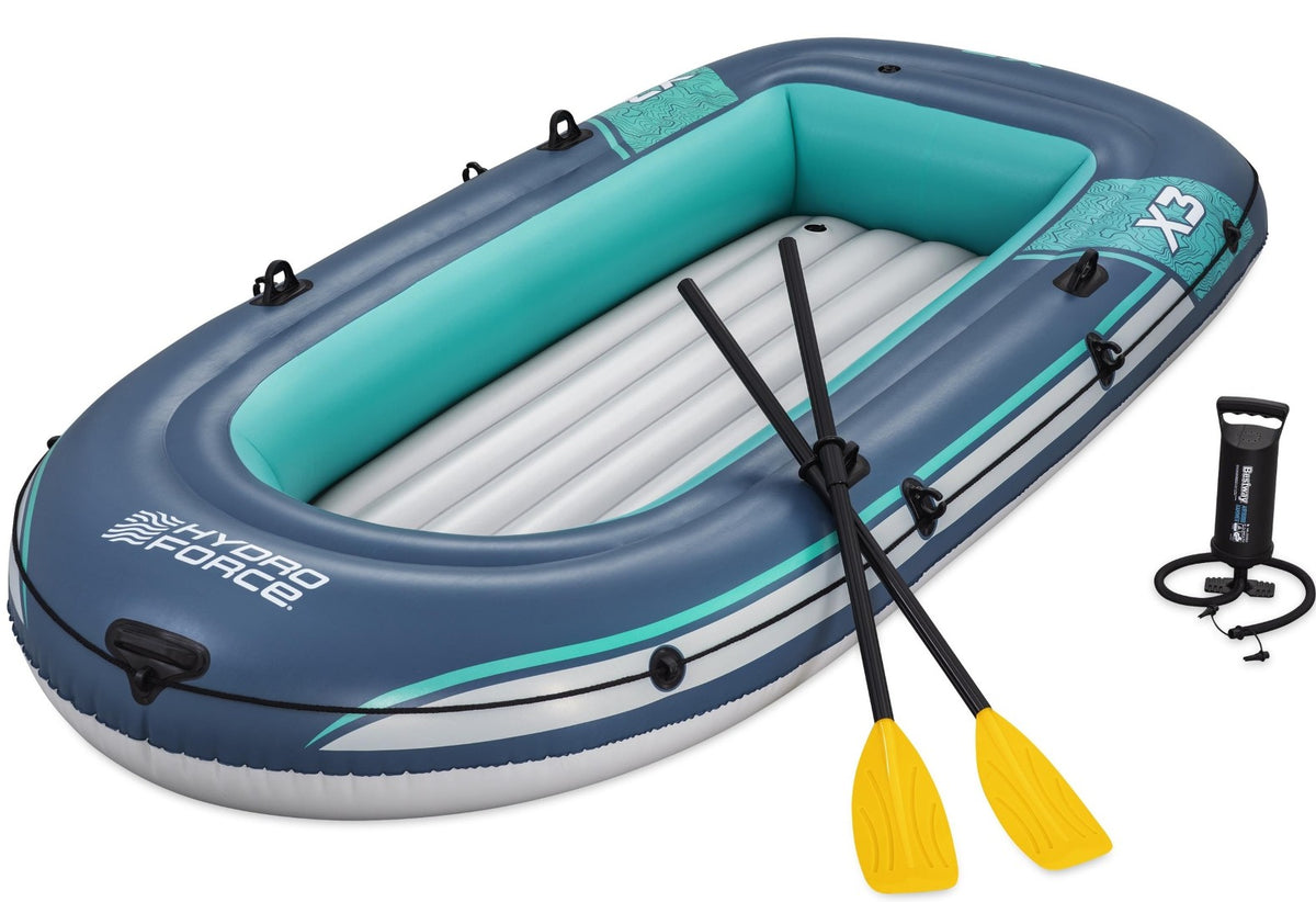 Se Bestway Hydro Force Gummibåd Treck X3 Sæt 294 x 137 cm ✔ Kæmpe udvalg i Bestway - Køb online på udsalg og tilbud lige nu ✔ Super billig fragt og lynhurtig levering - Varenummer: MMAction-17861154 og 6941607373101 på lager - Udsalg på Gummibåde / kayak Store besparelser – op til 67% - Store besparelser på over 2.281 mærker