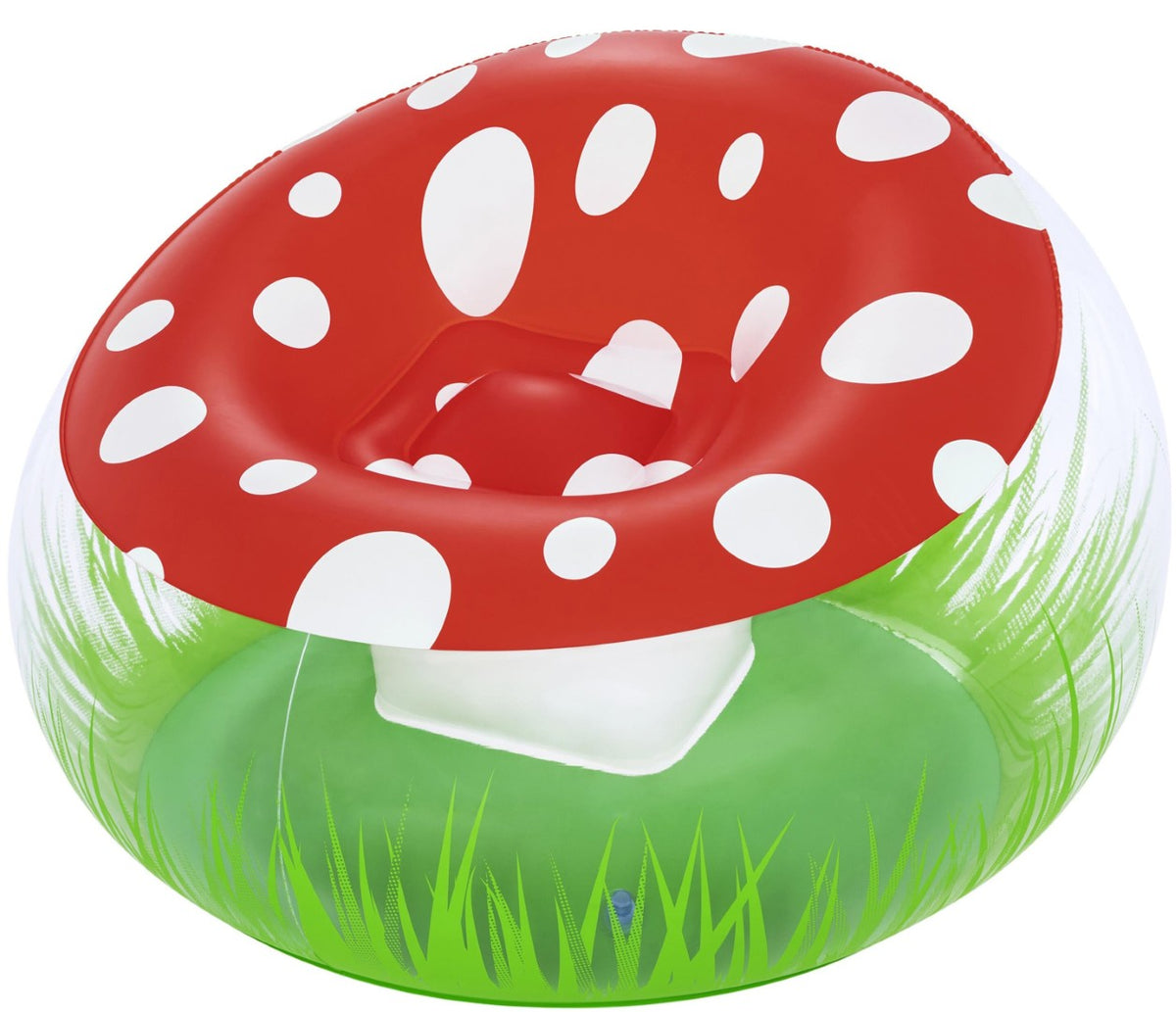 Se Bestway Mighty Mushroom Oppustelig Stol 112 x 122 x 66 cm ✔ Kæmpe udvalg i Bestway - Køb online på udsalg og tilbud lige nu ✔ Lav fragtpris og hurtig levering - Varenummer: MMAction-17875123 og 6941607345962 på lager - Udsalg på Børne Stole Spar stort – op til 59% - Kæmpe udsalg på over 2.739 mærker