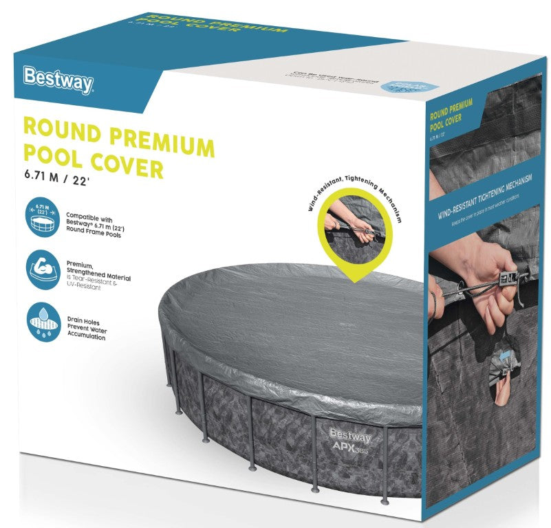 Se Bestway overdækning 671 cm Premium Rund Poolcover ✔ Kæmpe udvalg i Bestway - Køb online på udsalg og tilbud lige nu ✔ Meget billig fragt og hurtig levering - Varenummer: MMAction-17858955 og 6941607396148 på lager - Udsalg på Pool Overdækning og underlag Spar helt op til 57% - 2.739 kendte mærker til outletpriser